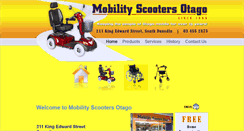 Desktop Screenshot of mobilityscooters.co.nz